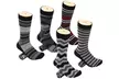 5 Pack - Marino Men's Colorful Patterned Fun Giftable Dress Socks with Gift Box - Second Medium