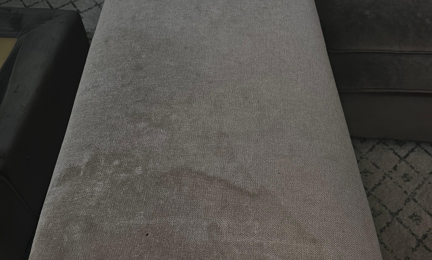 Image 2: Revitalize Your Sectional Sofa or Love Seat with Professional Cleaning