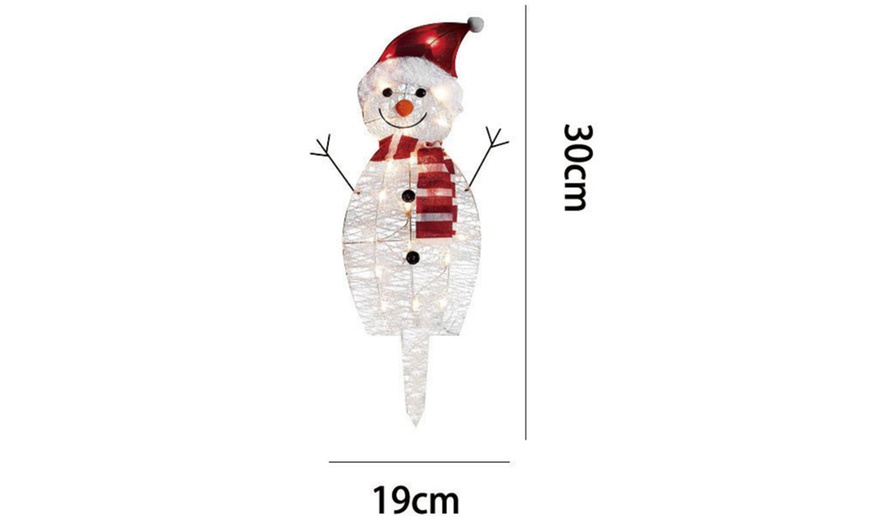Image 2: LED Illuminated Snowman Christmas Decoration
