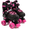 Image 4: X-Skate Adjustable Quad Roller Skates with Built In Adjusters for Kids