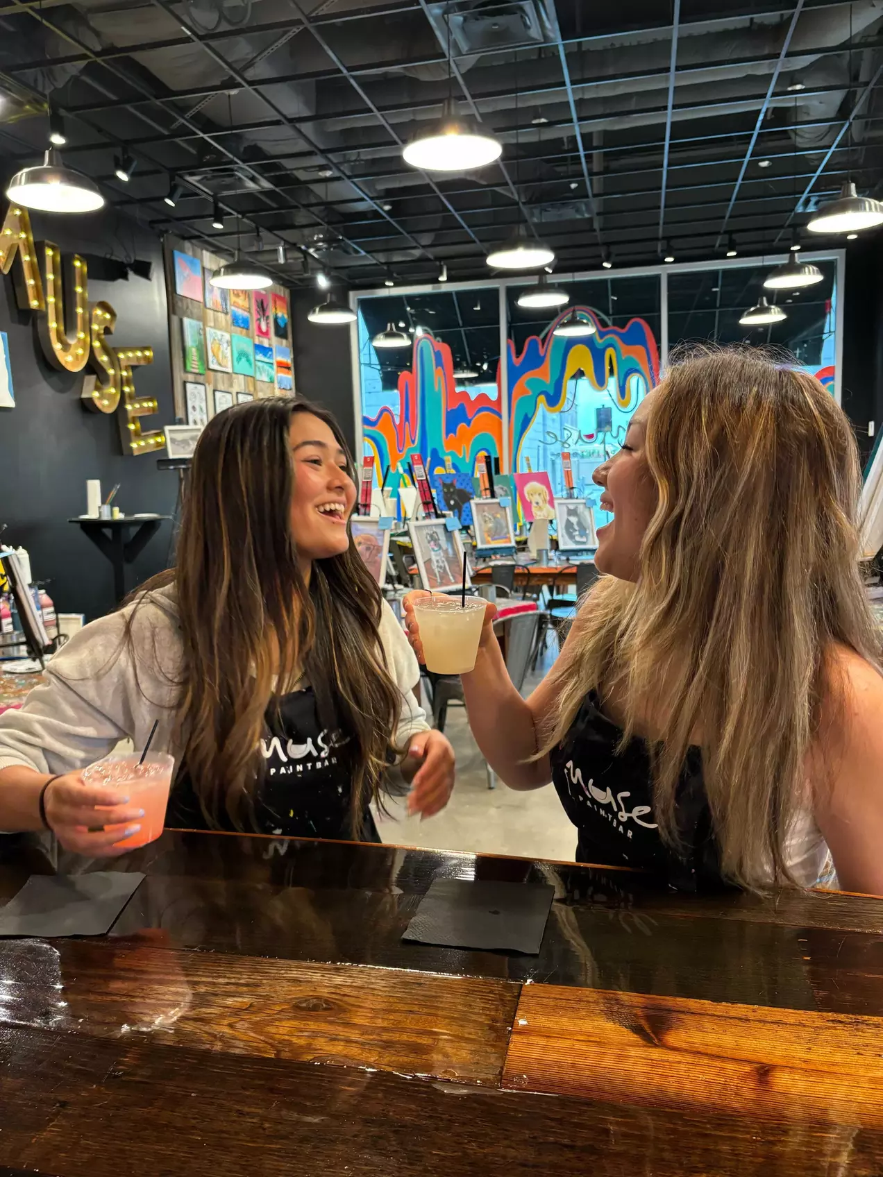 Paint and Sip Experience for Two or Four at Muse Paintbar: Nashville