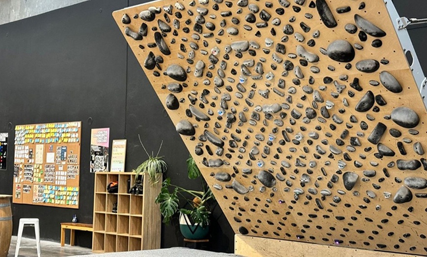 Image 7: Enjoy a Full Day of Indoor Rock Climbing at The Crux Bouldering Gym