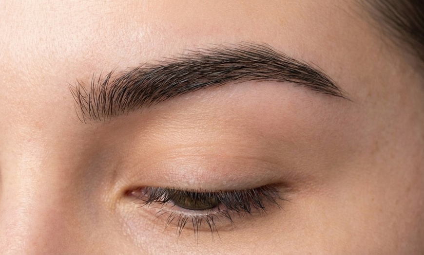 Image 2: Enhance Your Look: Eyebrow with Optional Upper Lip Threading Session