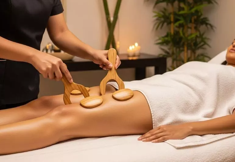 Hasta 6 sesiones de maderoterapia con presoterapia de 50 minutos