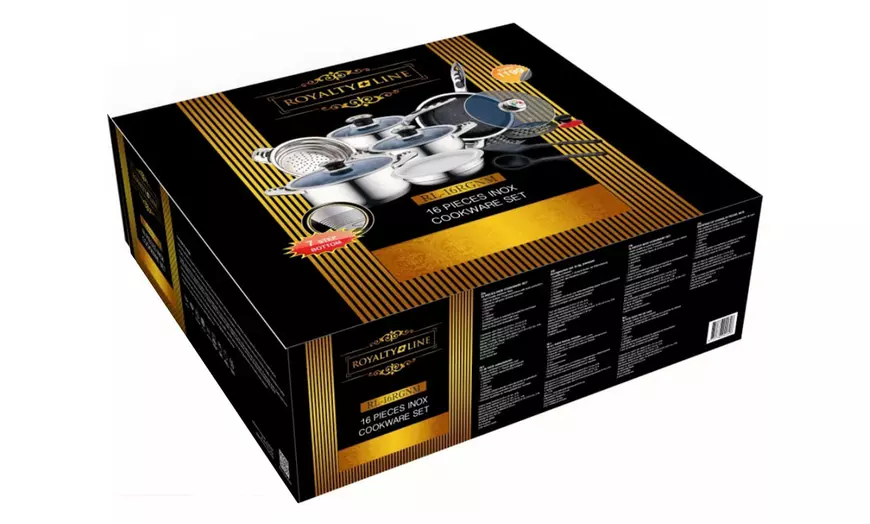 Image 20: Batteria di cucina da 16 o 18 pezzi Royalty Line