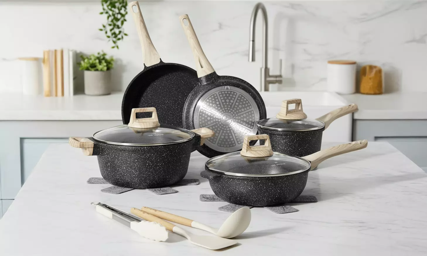 Batteria di padelle e pentole da 13 pezzi Just Perfecto