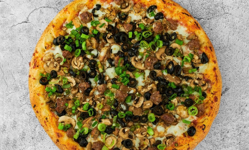 Image 7: $25 or $50 to Spend on Food and Drinks or Two Large 14-Inch Pizzas