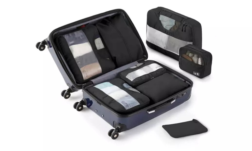 8-Piece Suitcase Compression Packing Cubes