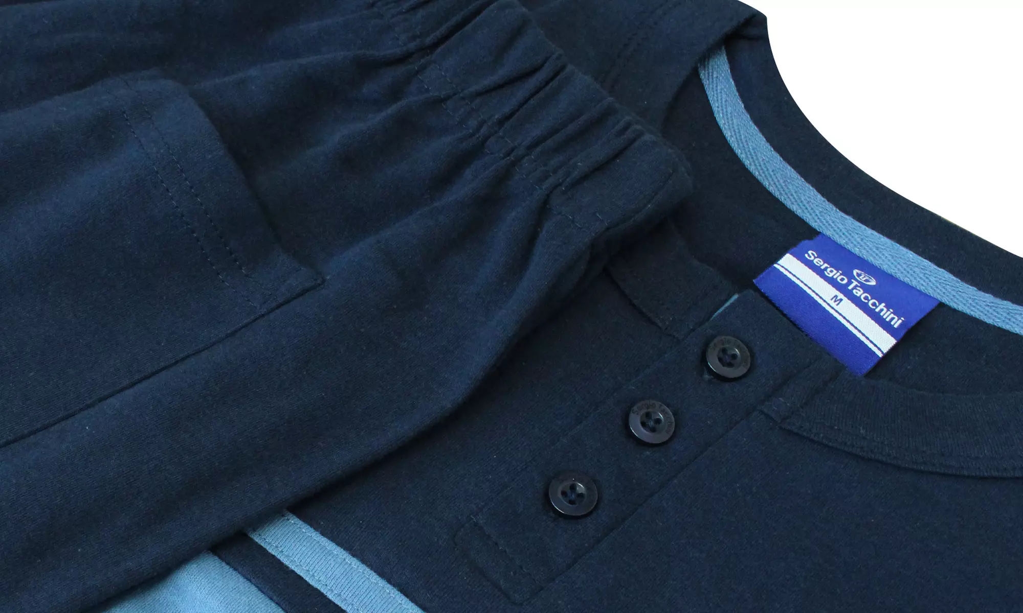 Pigiama uomo in cotone di Sergio Tacchini o Navigare