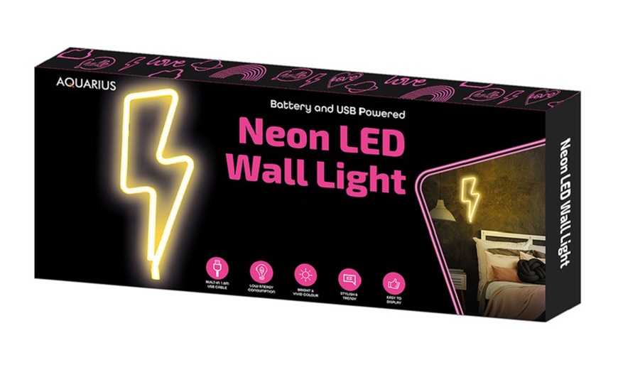 Image 9: Neon LED Wall Light