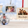 Image 2: Personalized Photo Christmas Ornaments - Up to 32% Off
