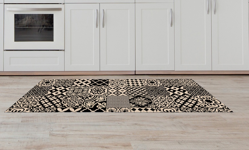 Image 32: Non-Slip Kitchen Runner Rug with Digital Print 