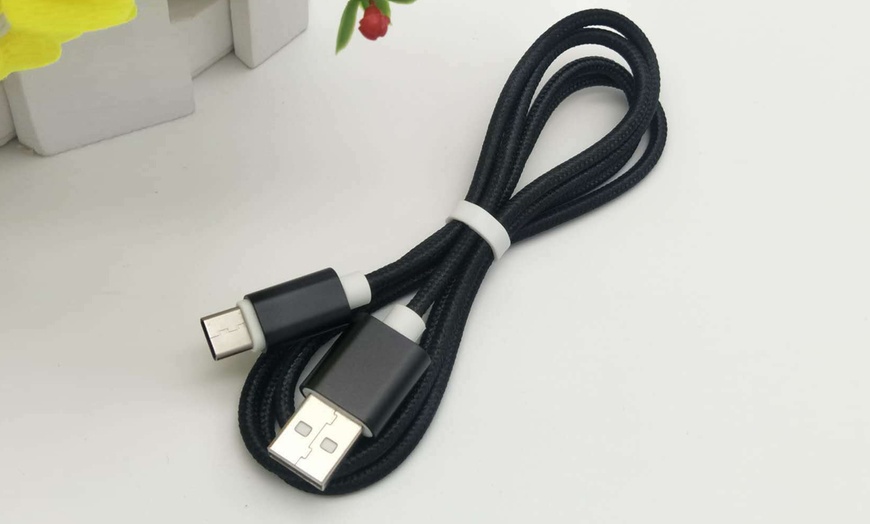 Image 2: 6FT USB Type C  Data Sync Charger Cord Charging Cable Tablet Phones