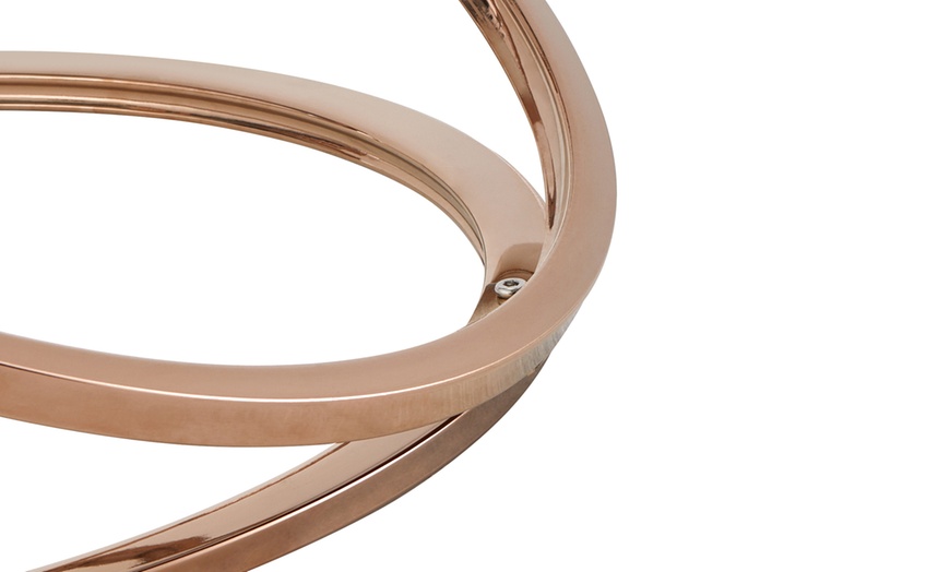 Image 2: Isabella Round Tempered Glass Coffee and Lamp or Side Table 