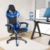 Image 1: Chaise de gaming ergonomique avec repose-pieds, soutien lombaire