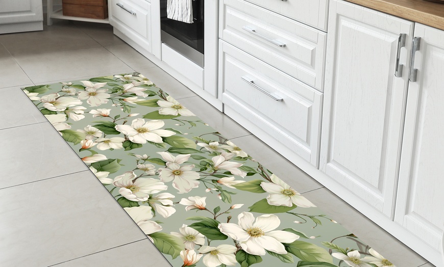 Image 17: Keukenmat met vrolijke print