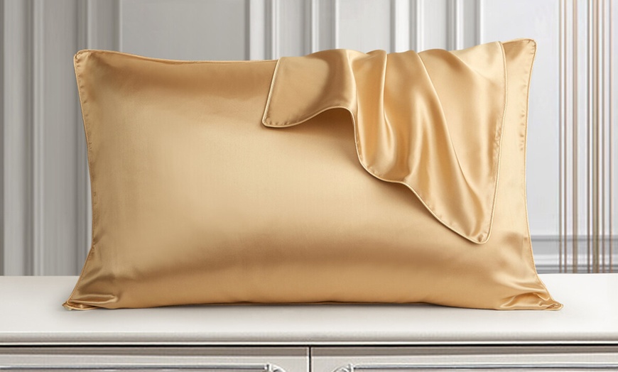 Image 17: Mulberry Silk Beauty Pillowcase Duo