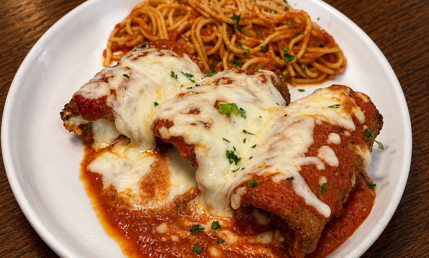 Image 19: Italian Dinner for 2 or Pizza & Wings for 4 (Dine-In, Tue-Thu)