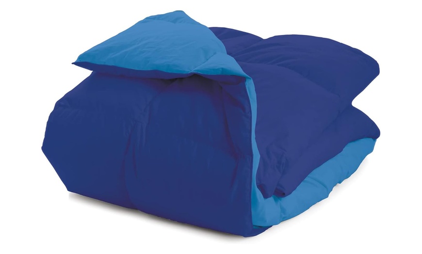 Image 8: Couette d’hiver réversible avec 90% plumes d’oie