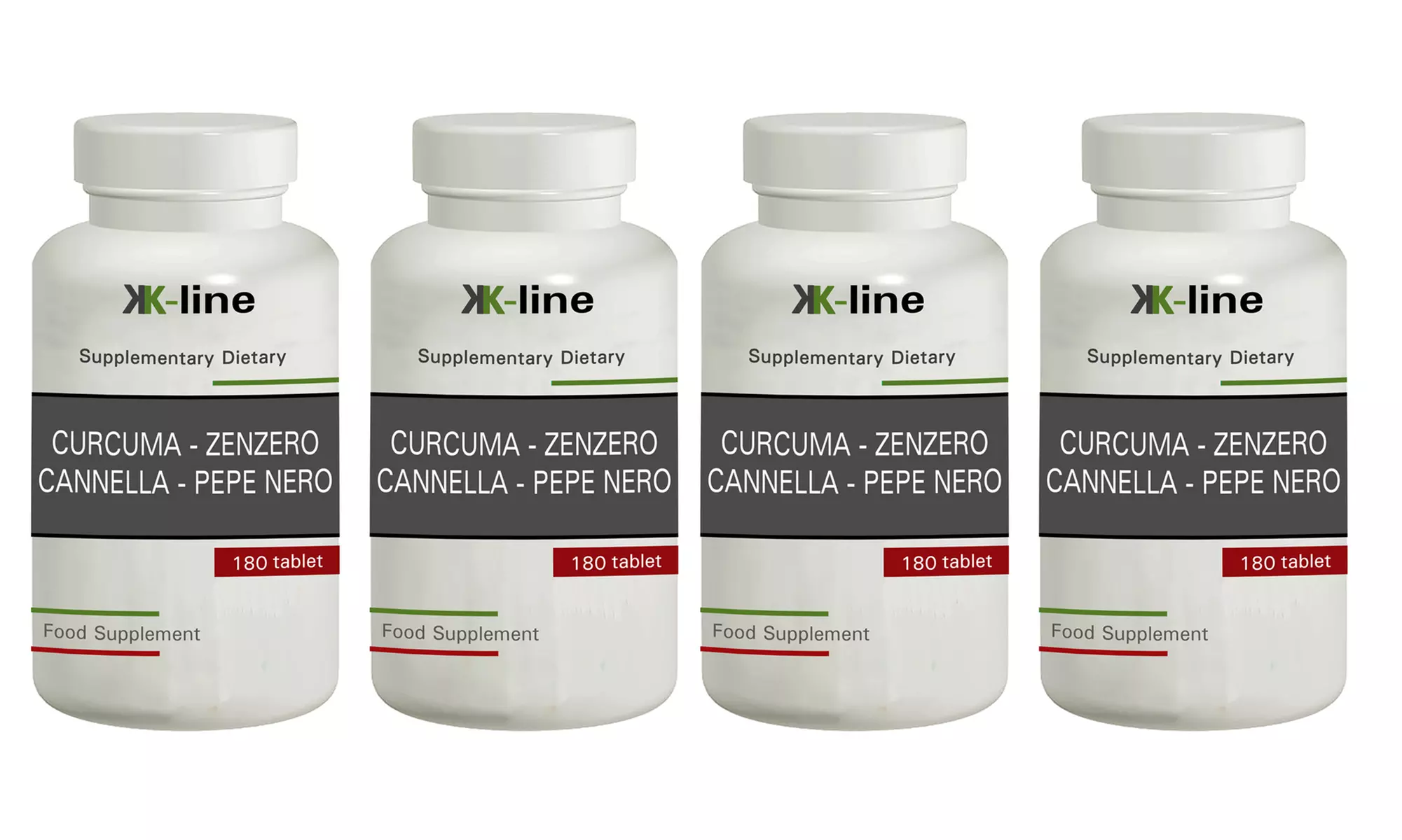 60, 120, 180, 360 ou 720 comprimés de compléments alimentaires à base de curcuma de la marque K-line - Image 6