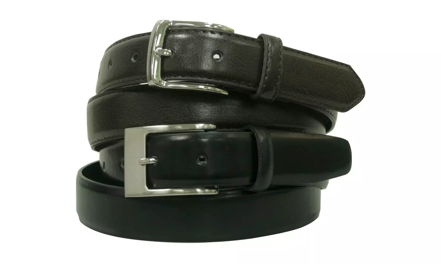 Beverly Hills Polo Club Men's Leather Belts (2-Pack) - Primary Image