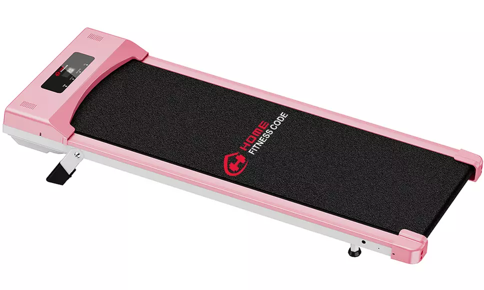 2-in-1 Foldable Treadmill with LCD Display and Remote