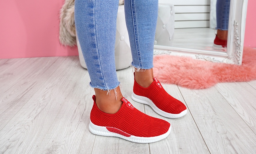 Image 25: Women's Sock-Style Trainers