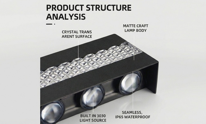 Image 4: ABS Outdoor Water-resistant Wall Lamp