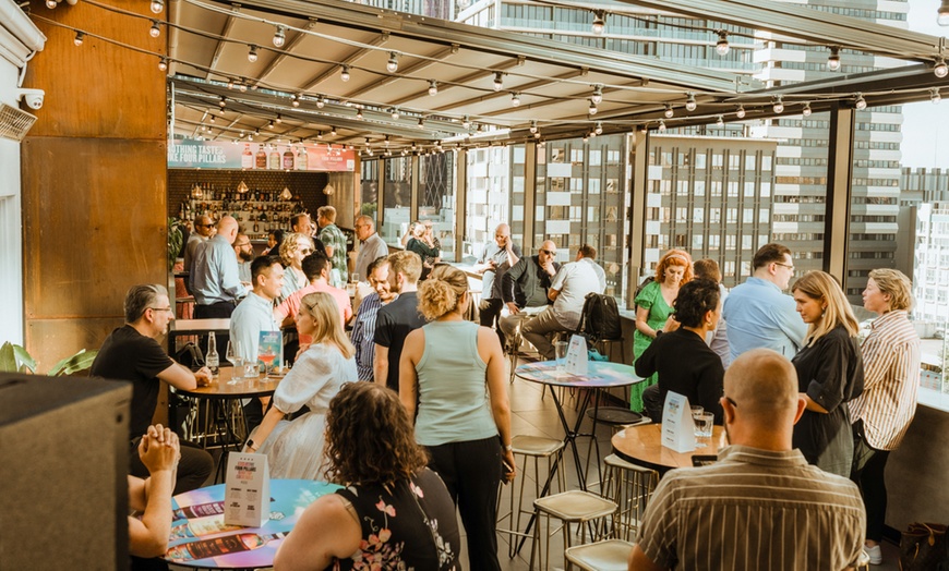 Image 3:  Beer and Wine at The Stolen Gem Rooftop Bar