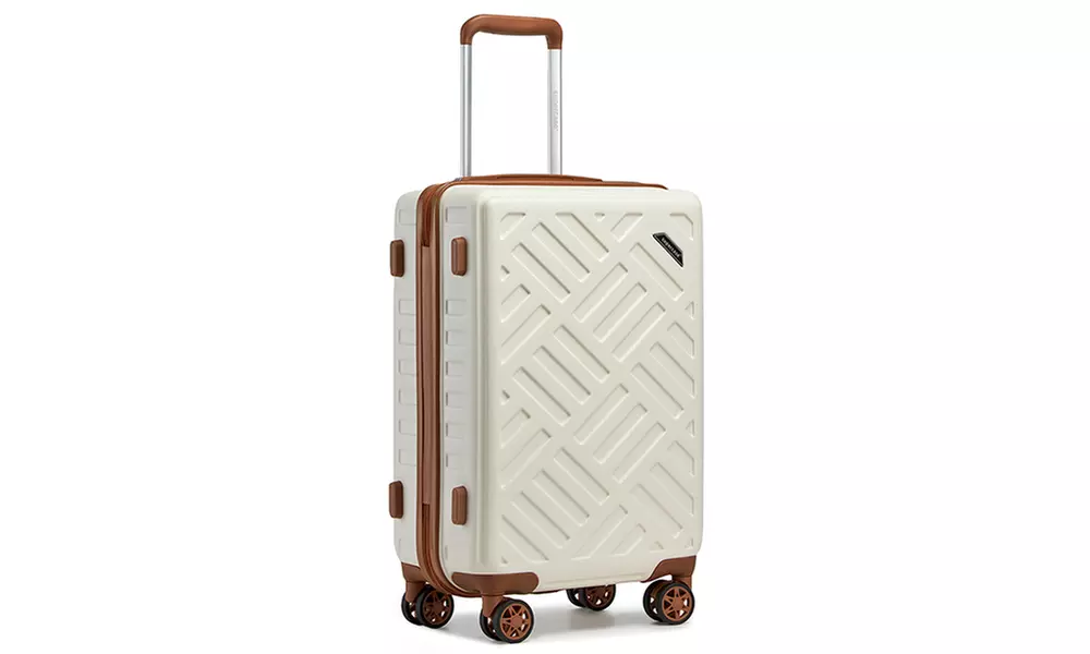 1 or 3 harde koffers met geometrisch patroon