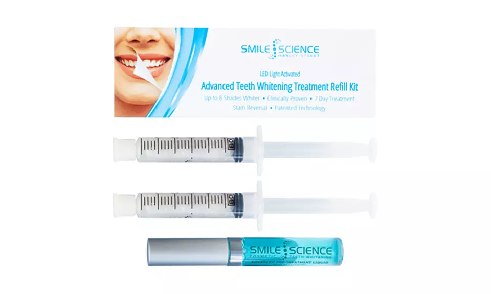 Smile Science 5-teiliges Zahnaufhellung-Advanced-Kit oder Nachfüllpack - Second Medium