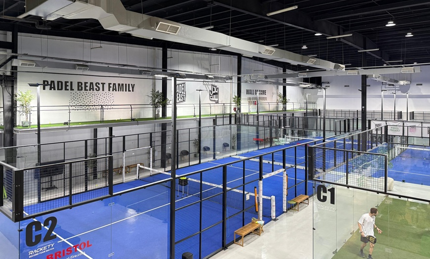 Image 3: Enjoy 60-, 90-, or 120-Mins of Padel Court Access for Doubles Game