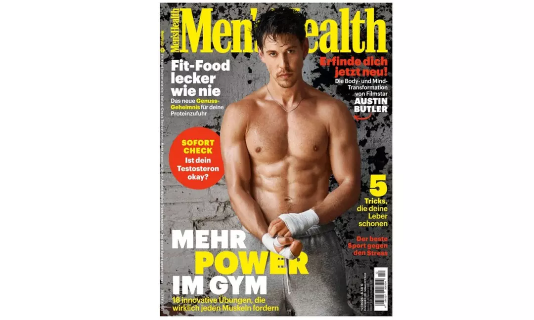 Jahresabo (12 Ausgaben) der Zeitschrift „Men's Health“ + Versandkosten