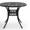 Image 27: Garden Outdoor Cast Aluminum Vintage Bistro Table 