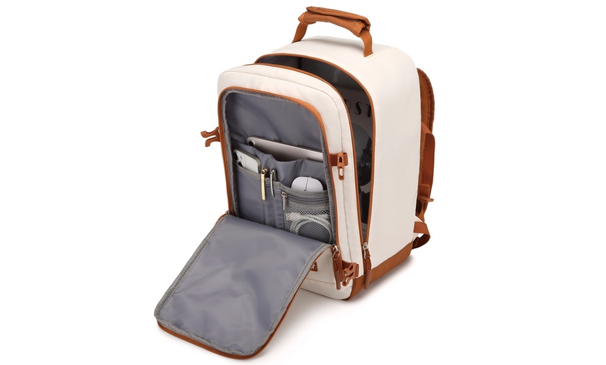 Image 6: KONO 20- or 24-Inch Suitcase ABS Hard Shell Luggage And Backpack Set