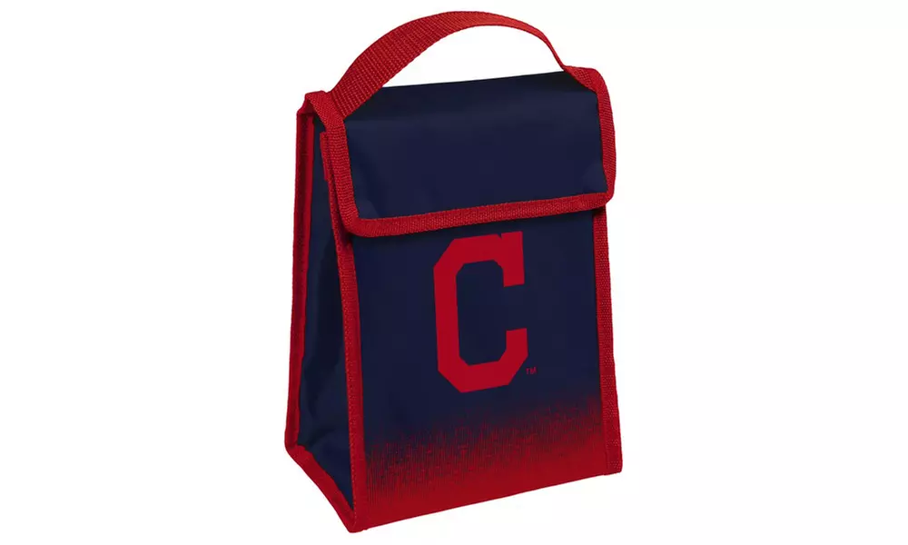 Forever Collectibles MLB Team Logo Gradient Insulated Hook & Loop Lunch Bags