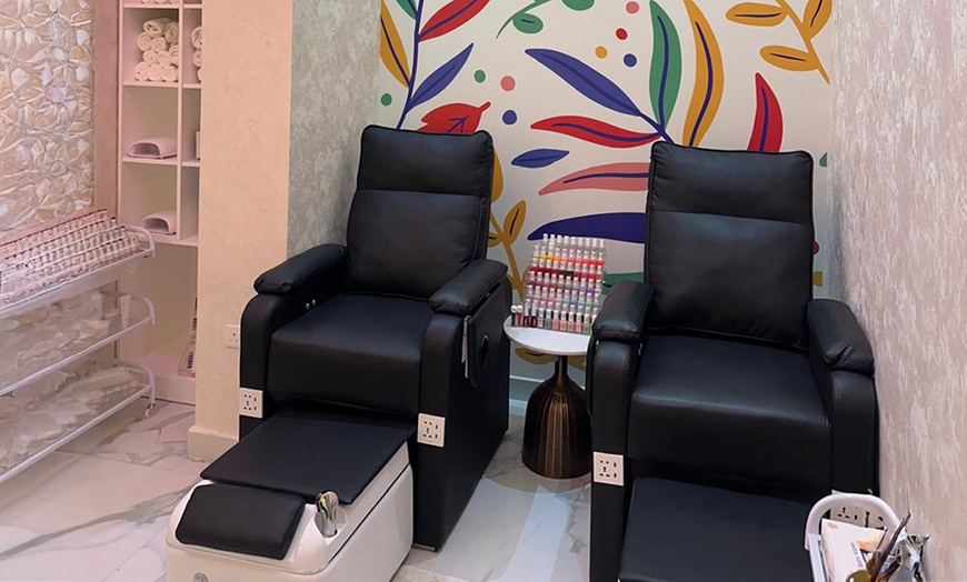 Image 7: Hair Wash and Blow-dry, Roots Color, Full Hair Color, Balayage, & More