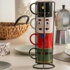 Image 1: Set di 4 tazzine da caffè in stile natalizio
