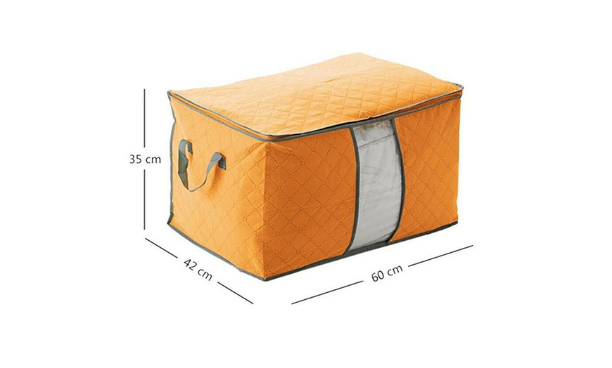 Image 5: Anti Dust Large Storage Bag Clothes Quilt Blanket Storage Sort Home Organizer