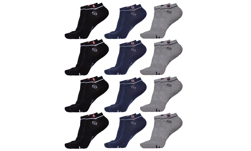 Image 5: 6er- oder 12er-Pack Sergio Tacchini Sneaker-Socken