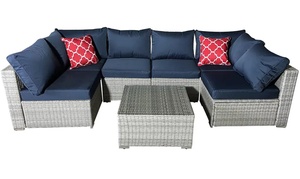 Outdoor Rattan Lounge Set 