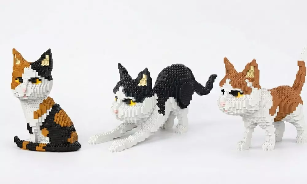 Mini costruzioni a blocchi ispirate agli animali domestici, disponibili in vari modelli - Image 5