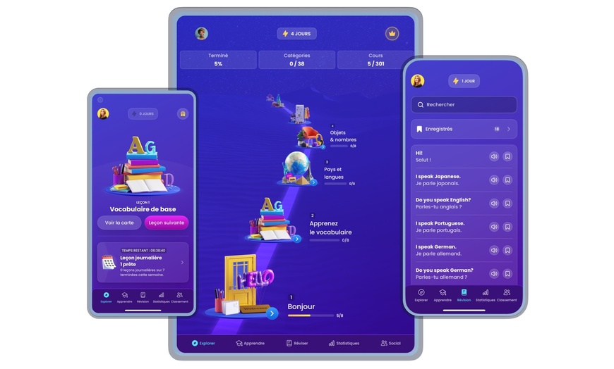 Image 3: Mondly  by Pearson : accès premium pendant 1 mois, 1 an ou à vie