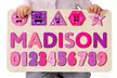 Puzzle personnalisé en bois avec nom, un jeu éducatif et décoratif — Livraison non incluse (80% de remise) - Image 3