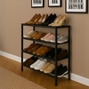 Image 2: Four-Tier Bamboo Shoe Rack