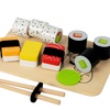Image 3: Kids Pretend Play Wooden Sushi Toy Kit