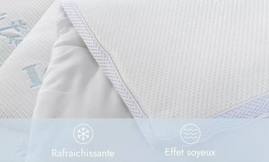 Image 5: Couette 100% microfibre, fibres "Ice Cool" rafraîchissantes