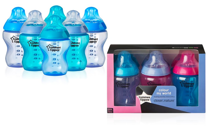 Image 1: Six-Pack of Tommee Tippee Bottles