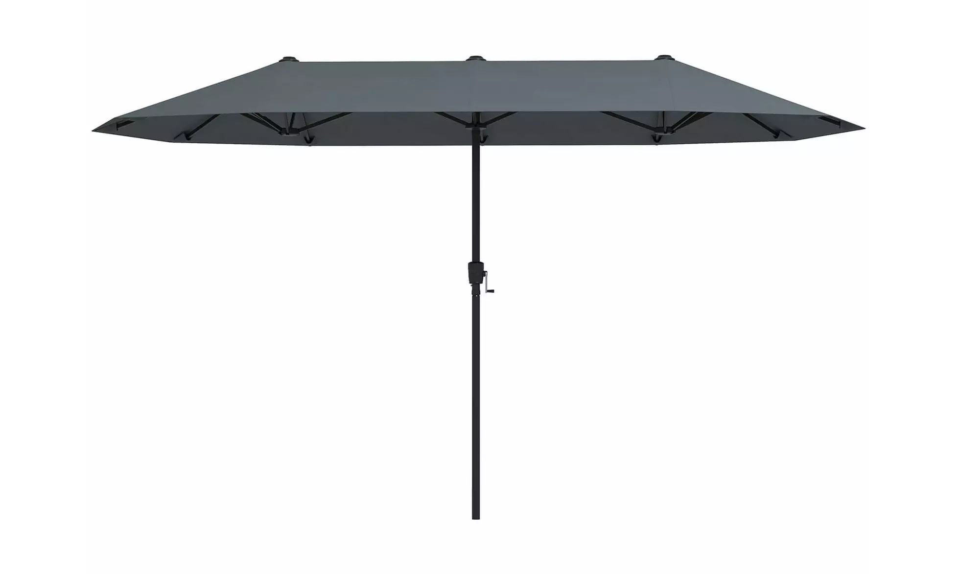 Costway 13ft Outdoor Double-Sided Table Umbrella with Optional LED Lights