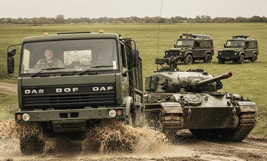 Image 2: Unleash Adrenaline: Drive Tanks & Military Vehicles at SWB Motorsport